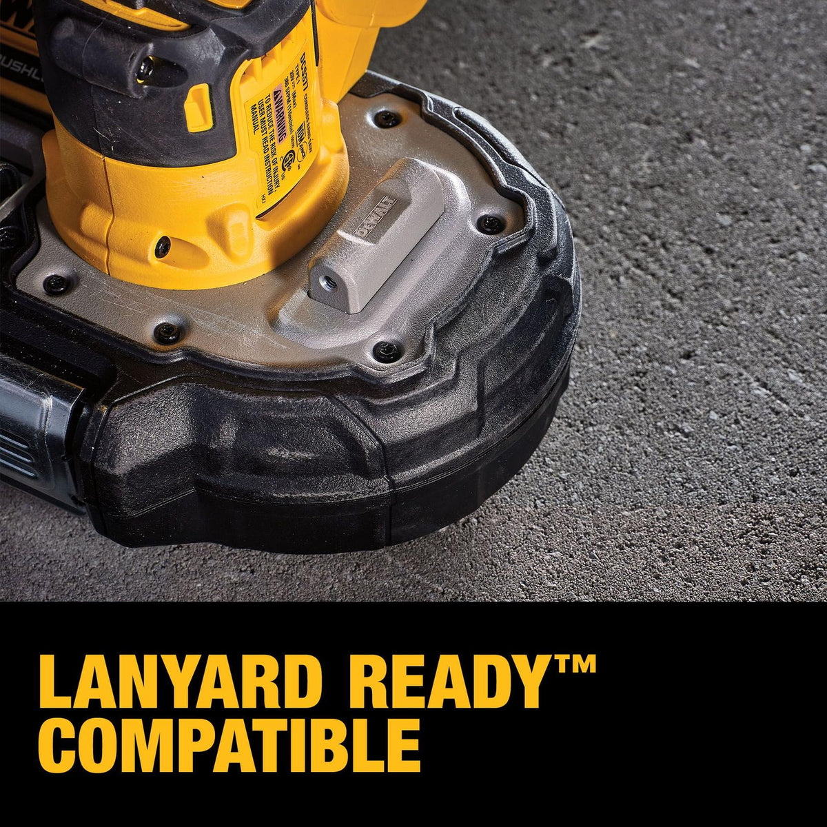 DEWALT DCS377B ATOMIC 20V MAX* Brushless Cordless 1-3/4 in. Compact Bandsaw (Tool Only) - feature callout