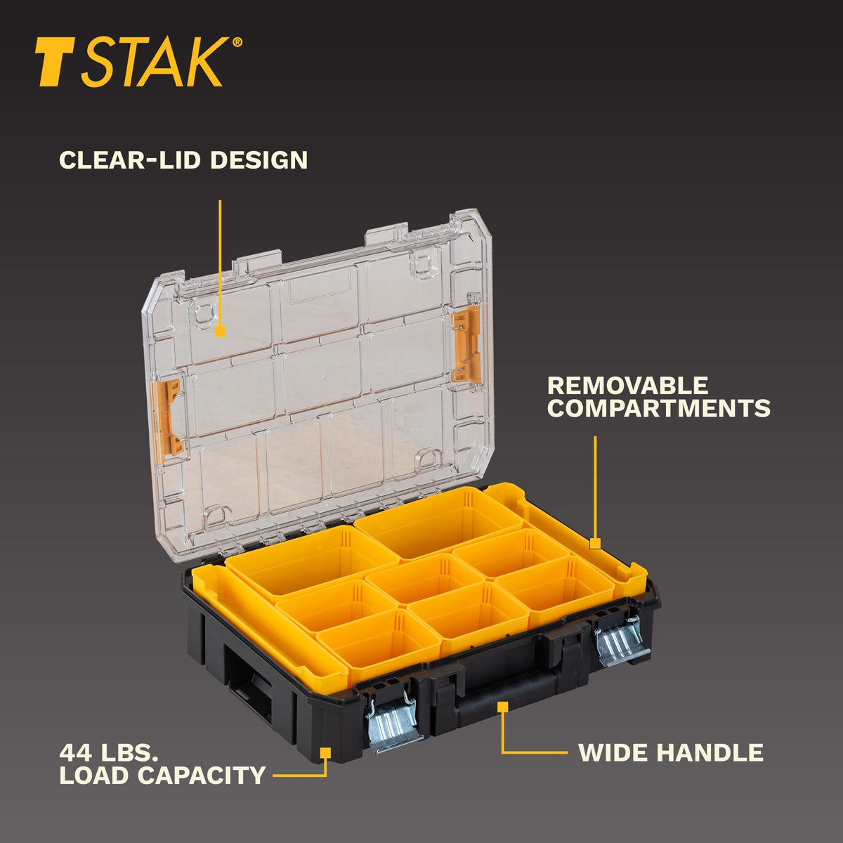 DEWALT DWST17805 Tool Organizer, Tstak Expansion - feature callout