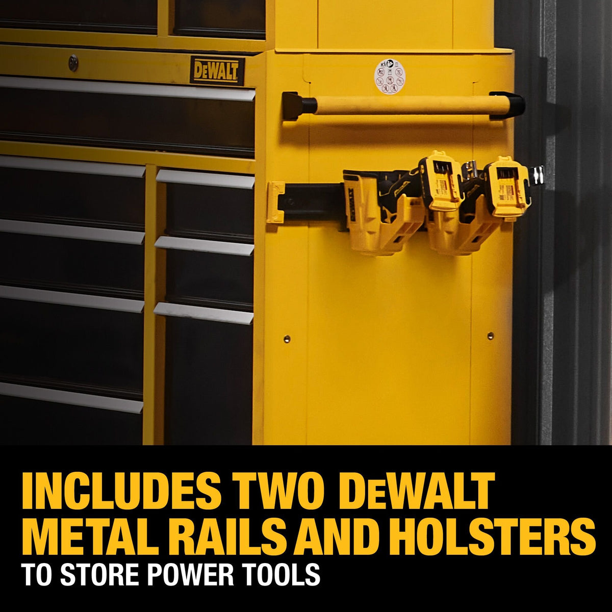 DEWALT DWST41092 41 in 9-Drawer Cabinet - feature callout
