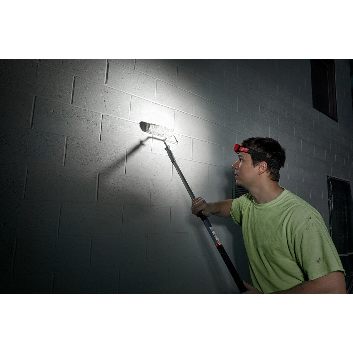 Milwaukee 2104 Spot/Flood Headlamp - in use
