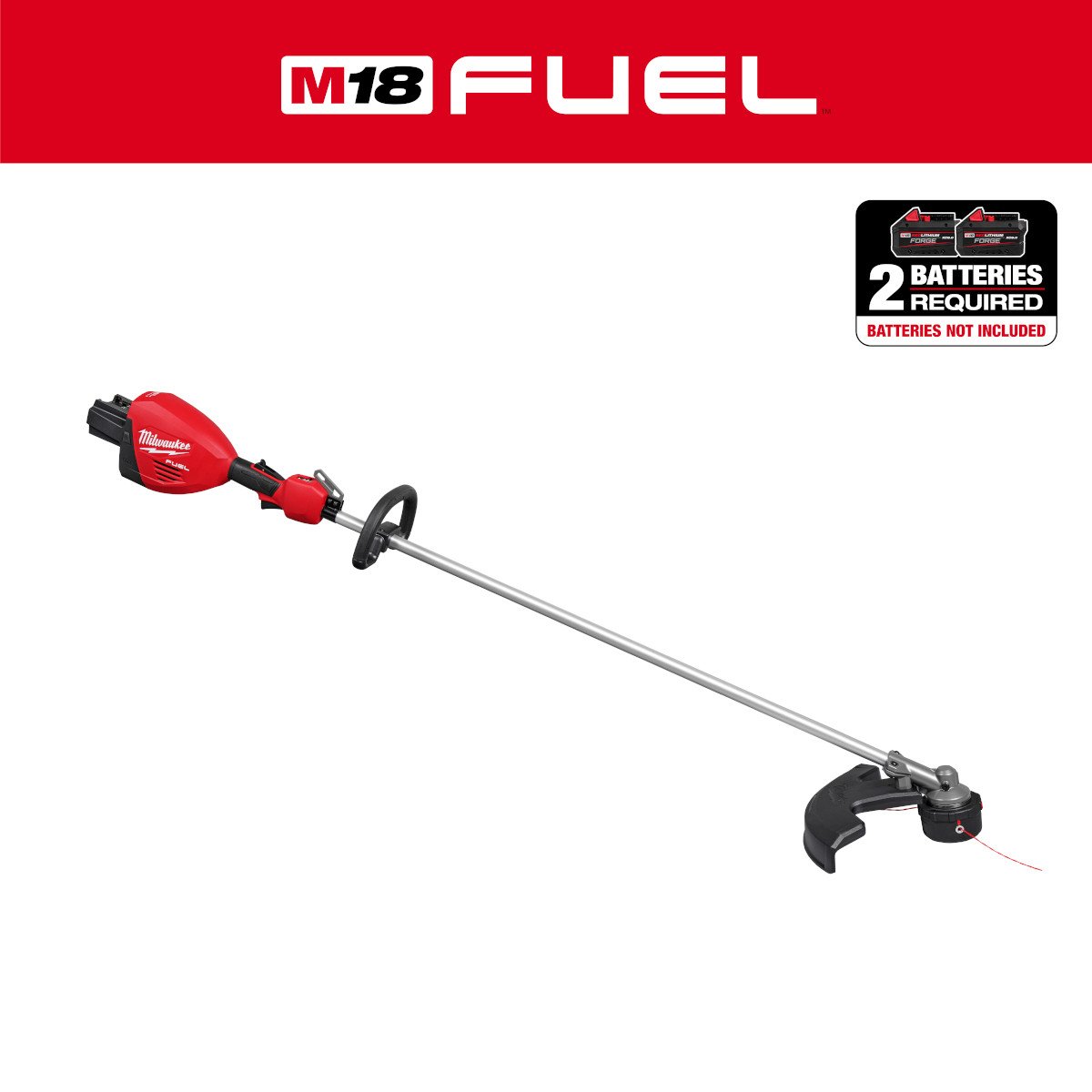 Milwaukee 3006-20 M18 FUEL™ 17” Dual Battery String Trimmer - feature callout