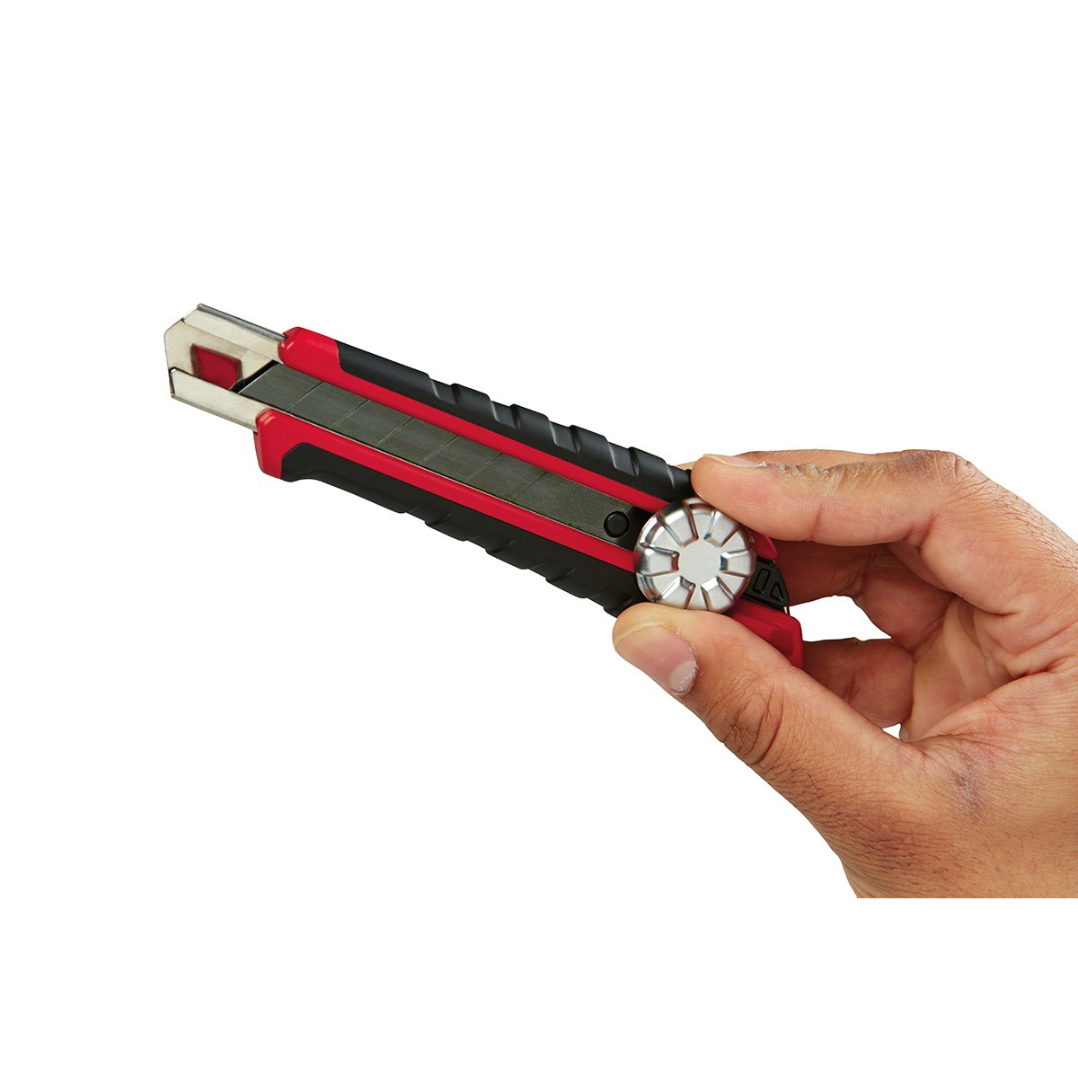 Milwaukee 48-22-1962 25mm Snap-Off Knife Metal Lock - in use