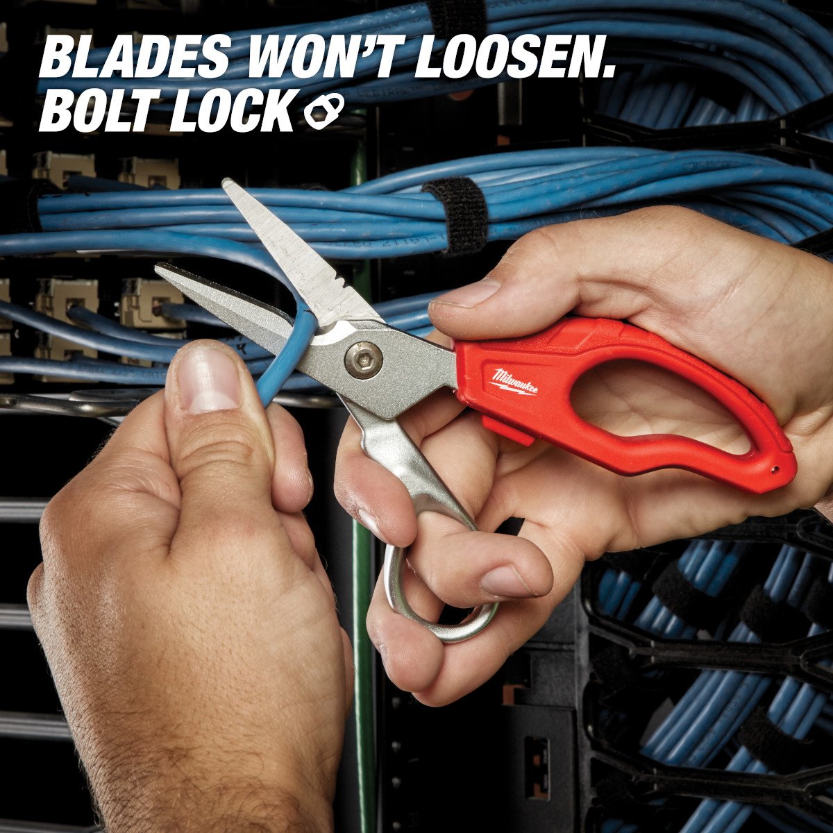 Milwaukee 48-22-4045 Electrician Snips - feature callout