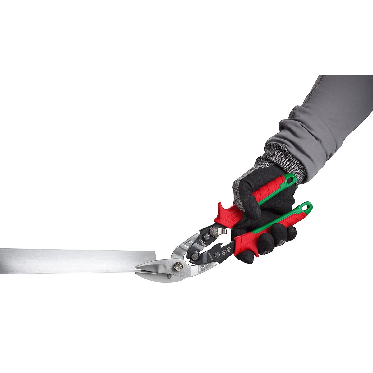 Milwaukee 48-22-4552 Right Cutting Offset Aviation Snips - product view