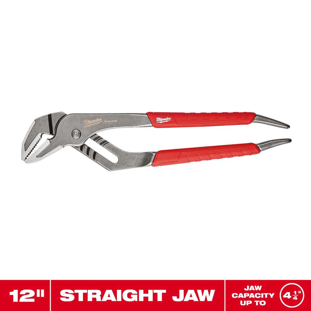 Milwaukee 48-22-6312 12 in. Straight-Jaw Pliers - feature callout