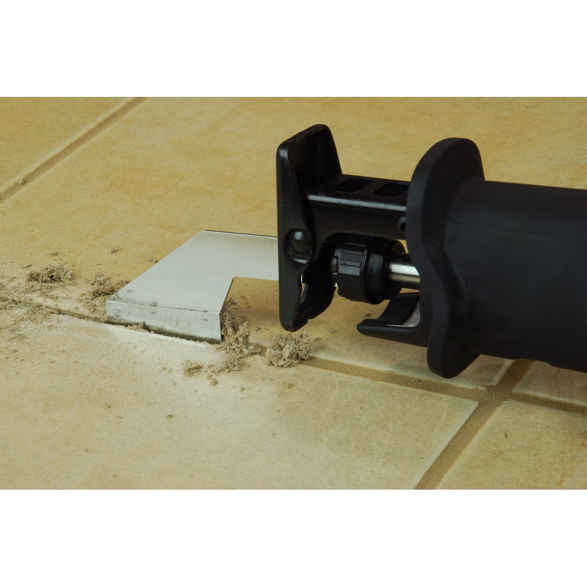 Milwaukee 49-00-5450 Grout Removal Tool - in use