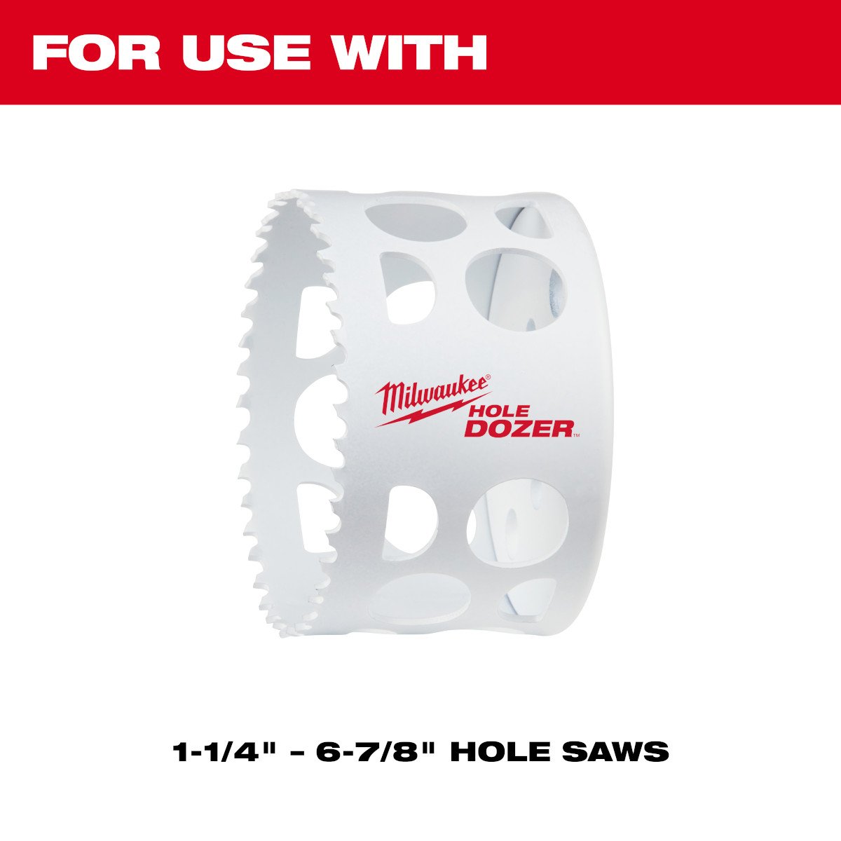 Milwaukee 49-56-7575 2PK Large Thread Pin Adapters for QUIK-LOK™ Arbors - feature callout