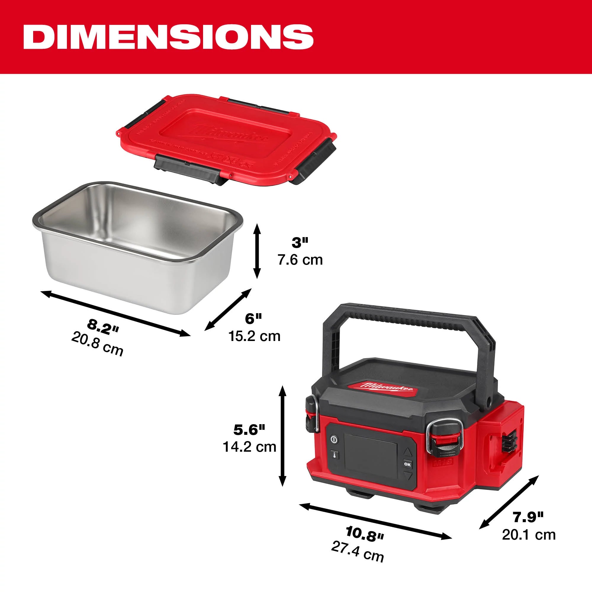 Stainless Steel Container for M18™ Jobsite Lunch Warmer