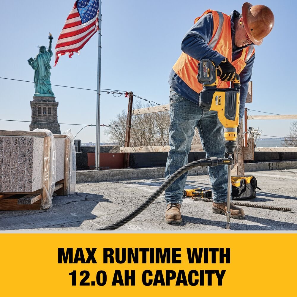DEWALT DCB612 20V/60V MAX FLEXVOLT 12Ah Battery - feature callout