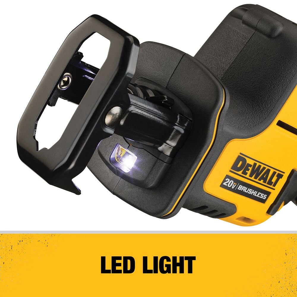 DEWALT DCS369B ATOMIC 20V MAX Cordless One-Handed Reciprocating Saw (Tool Only) - feature callout