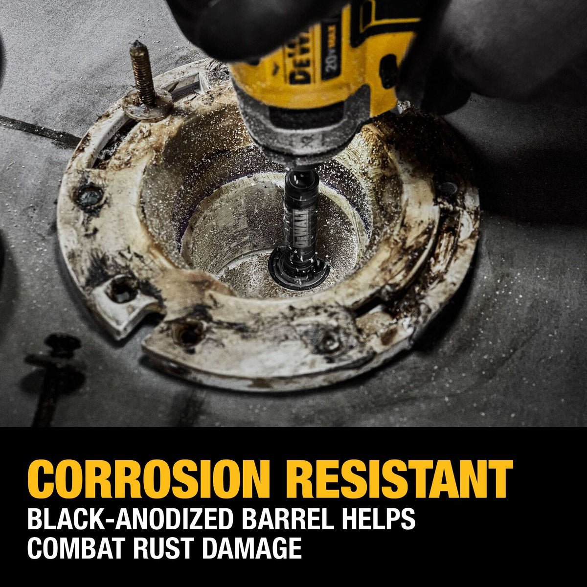 DEWALT DWAIPCIR Impact Connect Inside Pipe Cutter - feature callout