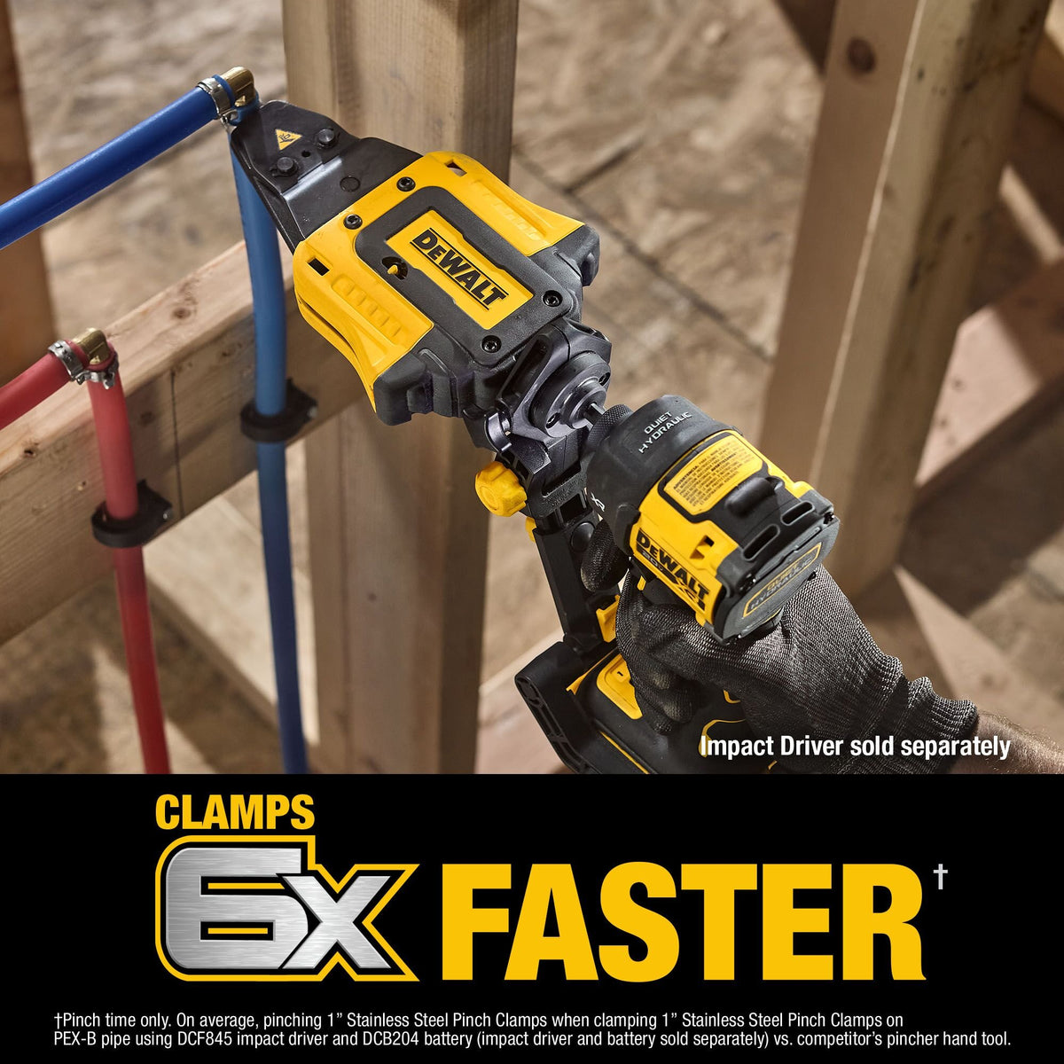 DEWALT DWAPXPIR Impact Connect Pex Pinch Tool - feature callout