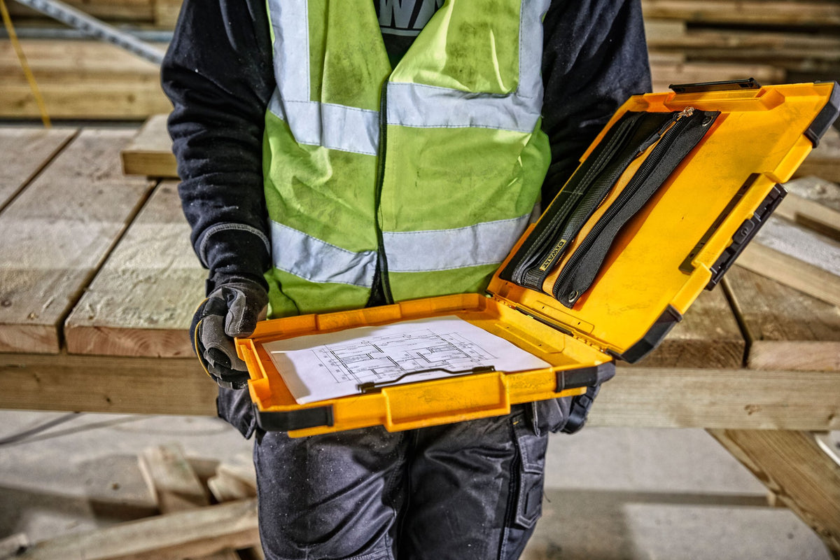 DEWALT DWST17818 Clipboard - in use
