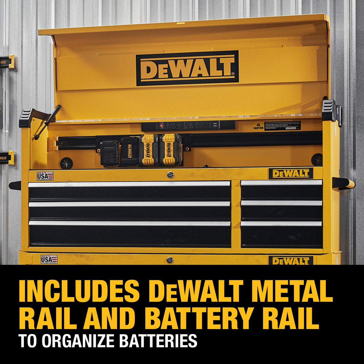DEWALT DWST52071 52 in. 6-Drawer Tool Chest - feature callout