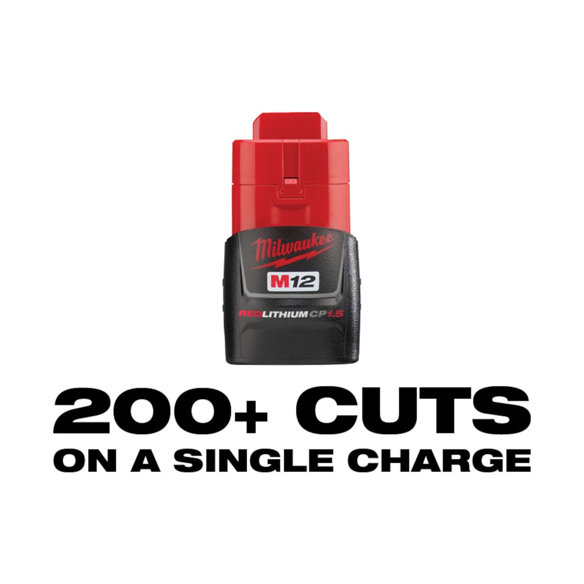 Milwaukee 2471-21 M12™ Cordless Lithium-Ion Copper Tubing Cutter - feature callout