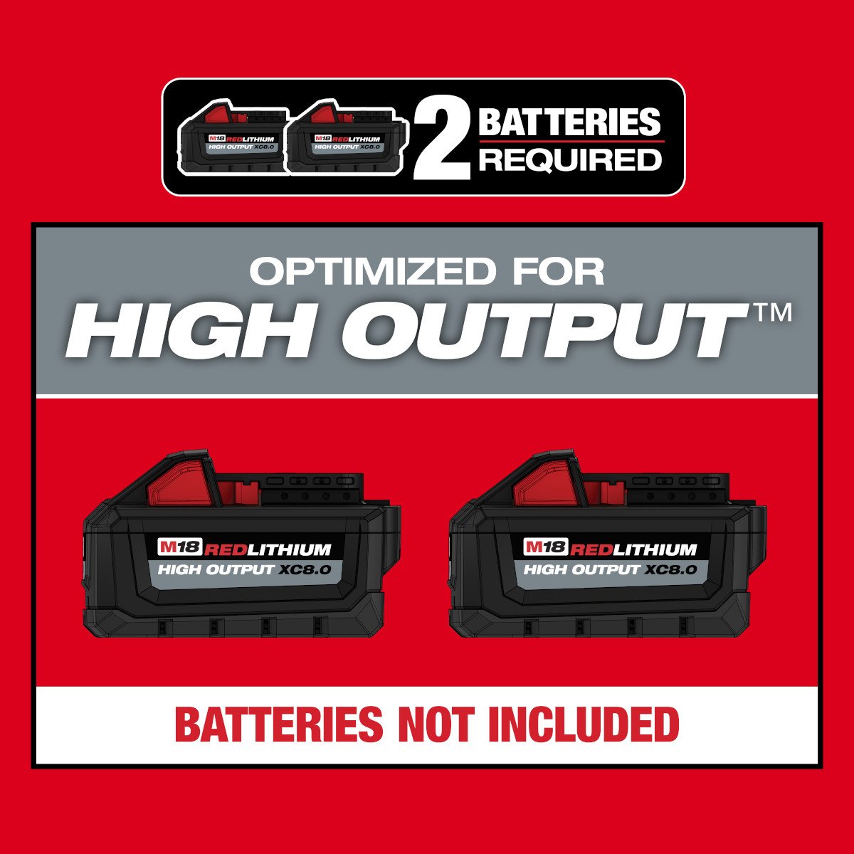 Milwaukee 3006-20 M18 FUEL™ 17” Dual Battery String Trimmer - feature callout