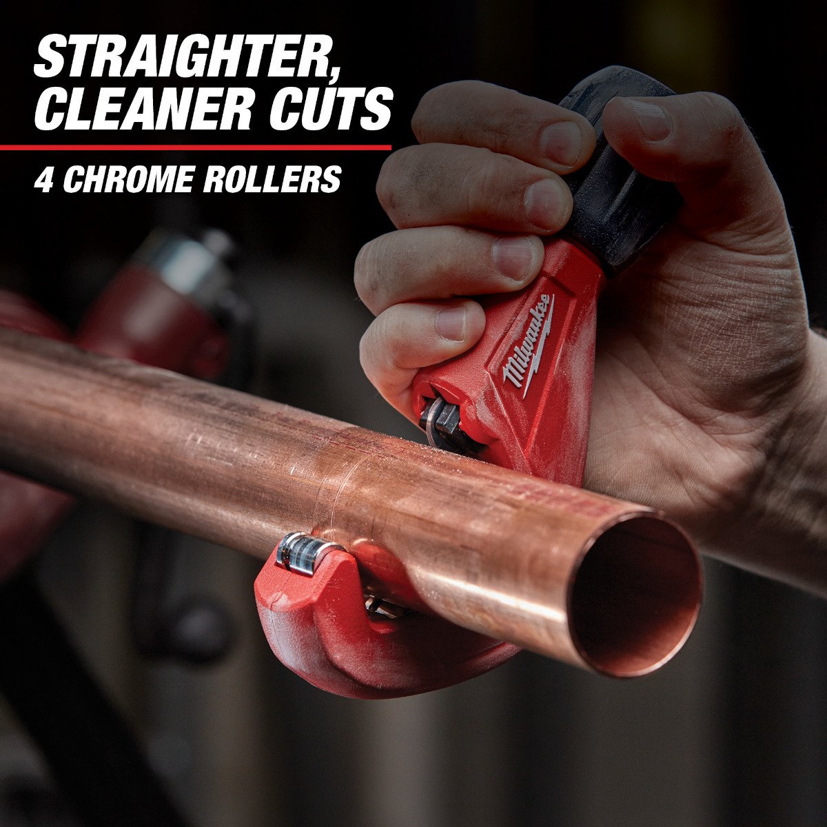 Milwaukee 48-22-4252 1-1/2 in. Constant Swing Copper Tubing Cutter - feature callout