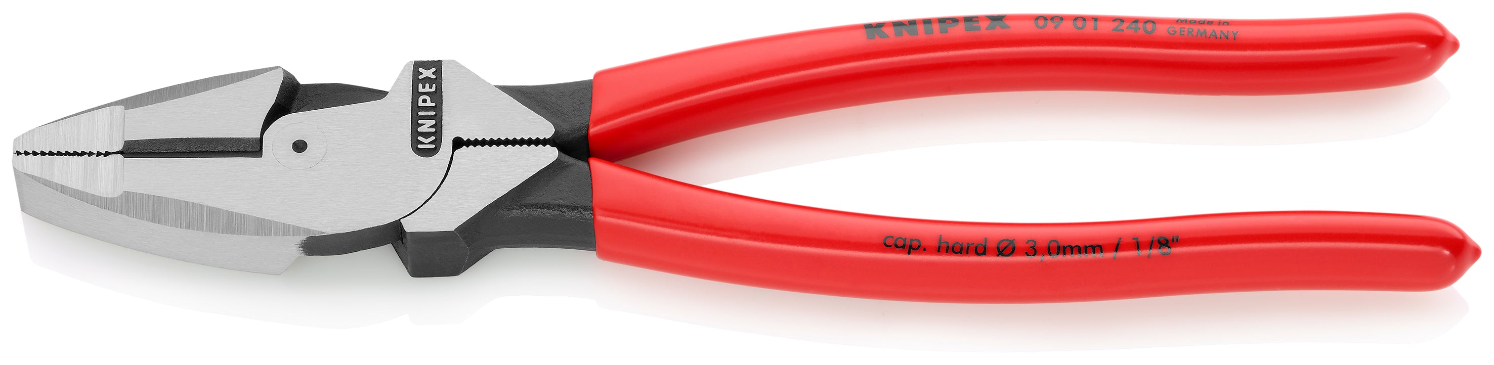 Knipex 0901240SBA - 9 1/2" Hochleistungs-Lineman-Zange mit New England-Kopf