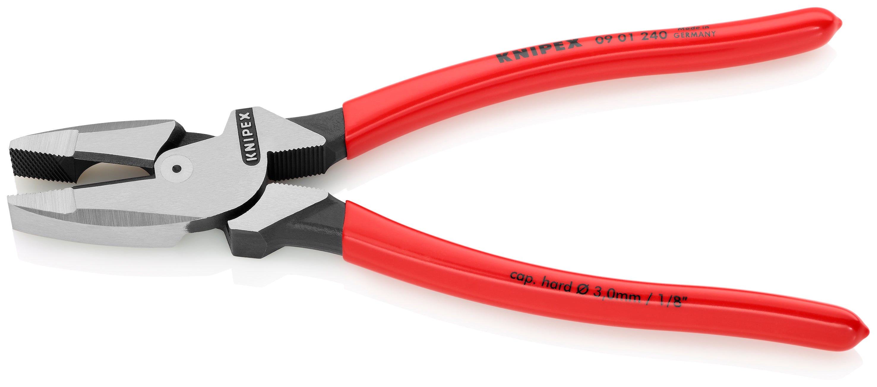 Knipex 0901240SBA - 9 1/2" Hochleistungs-Lineman-Zange mit New England-Kopf