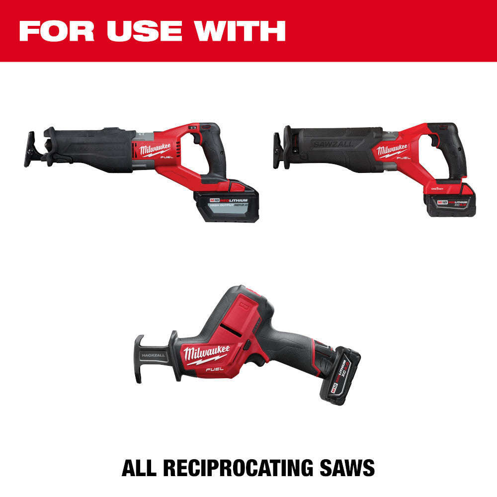 Milwaukee 48-00-6251 – 6 Zoll, 10 Zähne pro Zoll, The TORCH™ mit NITRUS CARBIDE™-Zähnen für mittelschweres Metall, 1 Stück