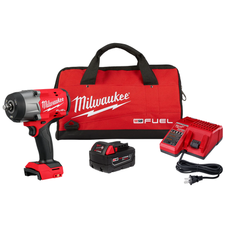 Milwaukee 2967-21B M18 FUEL 1/2" High Torque Impact Wrench w/ Friction Ring Kit