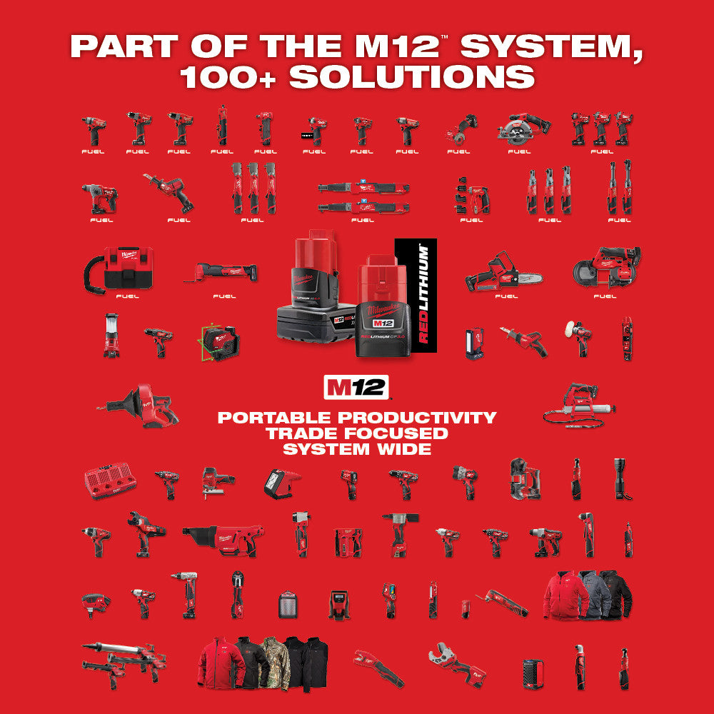 Milwaukee 2564-20 - M12 FUEL™ 3/8" Right Angle Impact Wrench