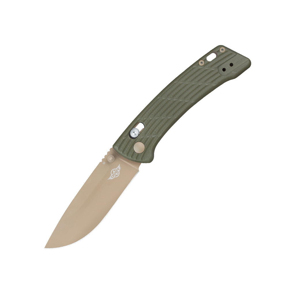 Olight Heron R1 Cerakote-Coated Folding Pocket Knife