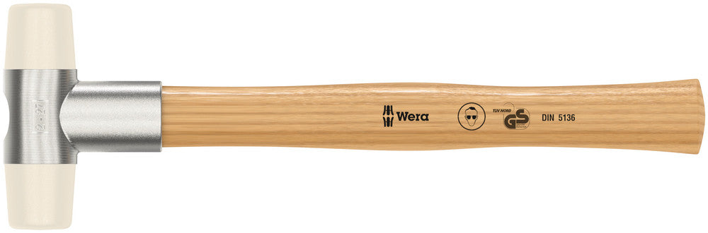 Wera 000310  -  #2 27mm Soft-Faced Hammer with Nylon Heads