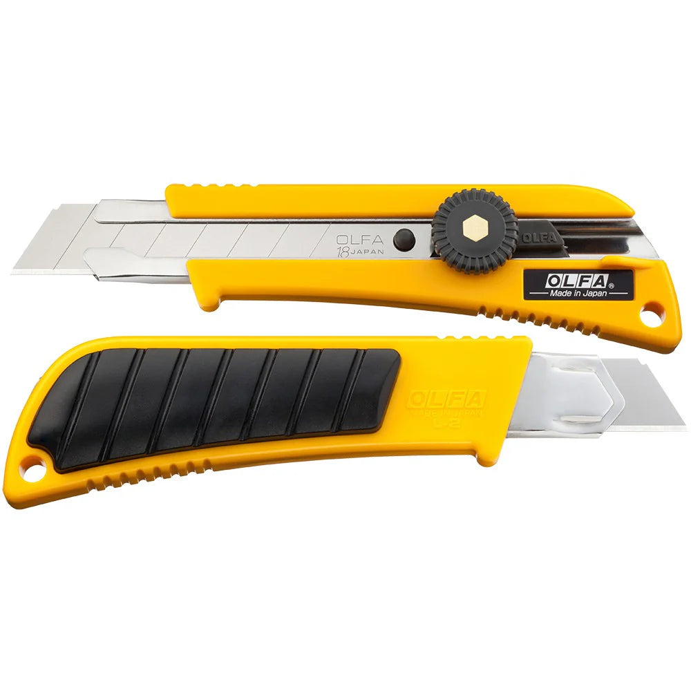 OLFA L-2 - 18mm Rubber Inset Utility Knife