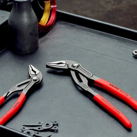 KNIPEX 8751180SBA 7" Cobra QuickSet Water Pump Pliers