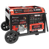 KING KCG-12001GE-DF - Generator, Dual-Fuel Gas/Propane, Elec.Start, 12,000W, w/wheel kit