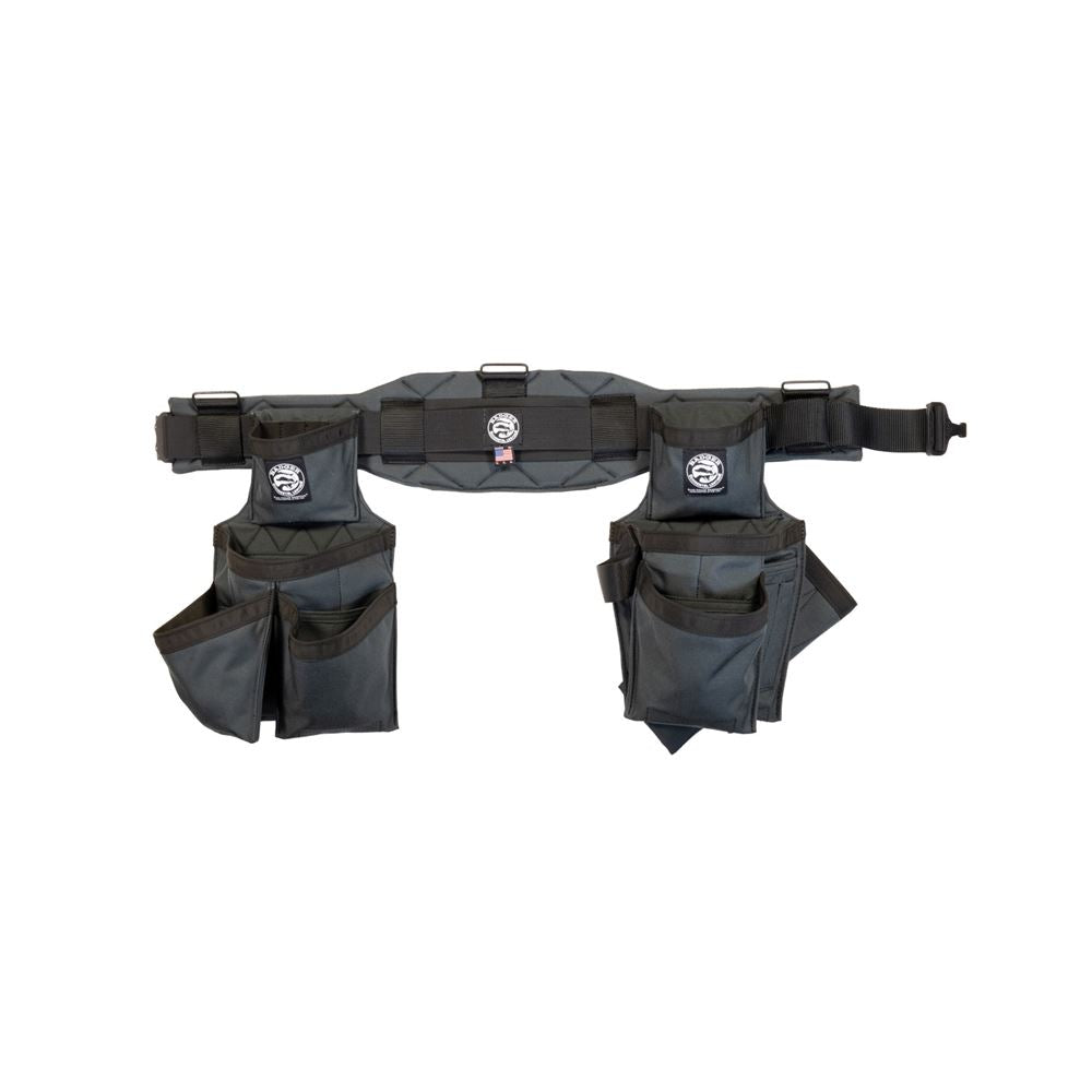 Badger - OCC-461010LHSM - Left Handed Carpenter Tool Belt Set - Gunmetal - Small