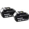 Makita 196681-7 18V LXT 5Ah Li-Ion Battery BL1850B-2 (2-Pack)