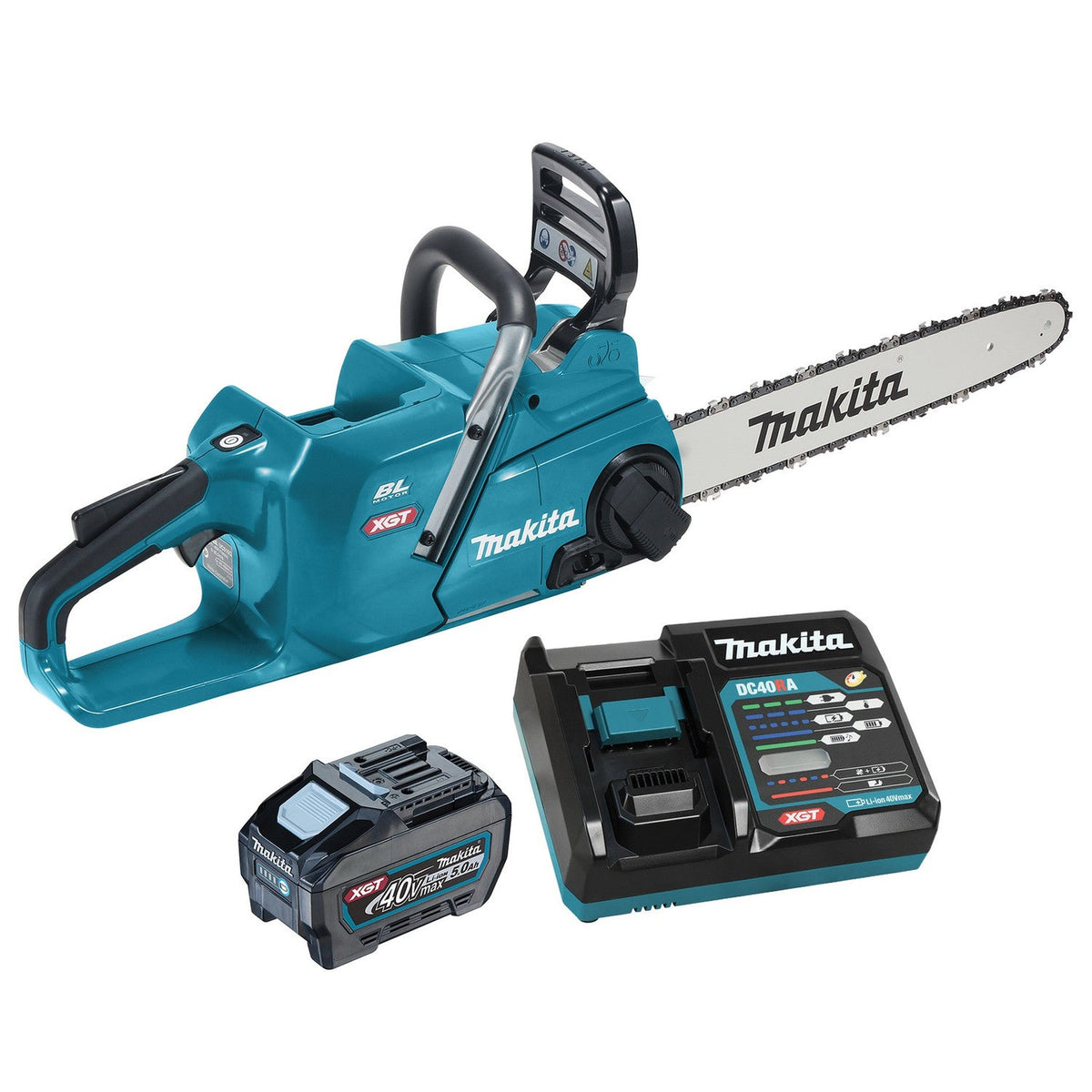 Makita UC016GT101 40Vmax XGT Brushless 16" Rear Handle Chainsaw 5.0Ah Kit