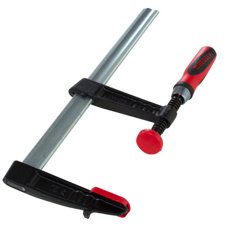 Bessey TG4.016+2K TG+2K Malleable Cast Bar Clamp, 16" Capacity, 4" Throat