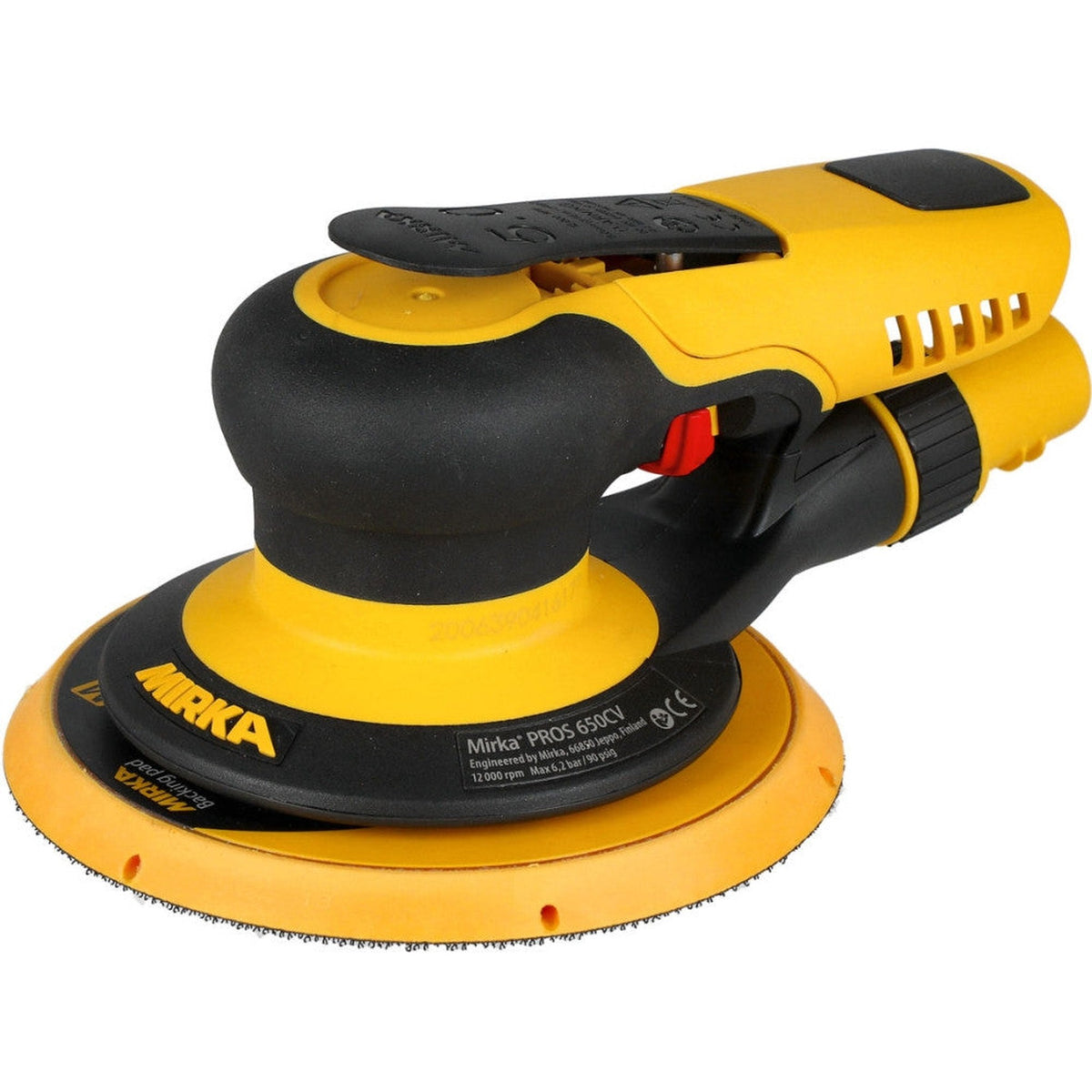 Mirka MRP-550CV PROS 5" Vacuum-Ready Pneumatic Random Orbital Sander, 5mm Orbit