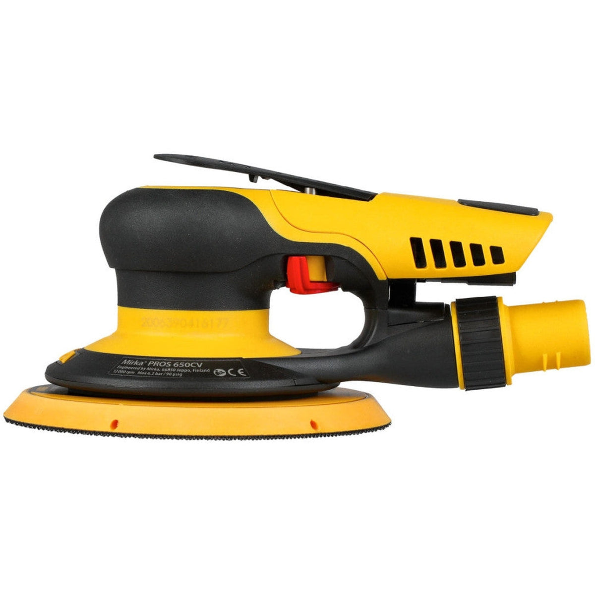 Mirka MRP-550CV PROS 5" Vacuum-Ready Pneumatic Random Orbital Sander, 5mm Orbit