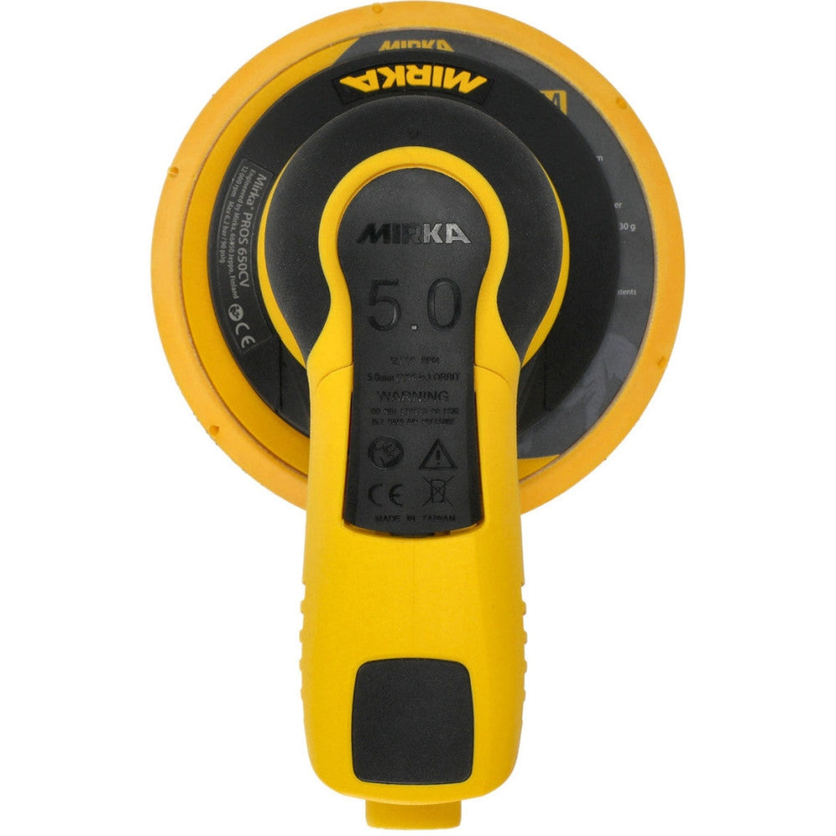 Mirka MRP-550CV PROS 5" Vacuum-Ready Pneumatic Random Orbital Sander, 5mm Orbit