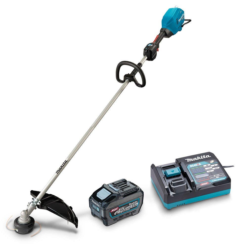 Makita UR008GT101 40V max XGT Brushless Cordless Loop Handle String Trimmer Kit (1x 5.0Ah Battery)