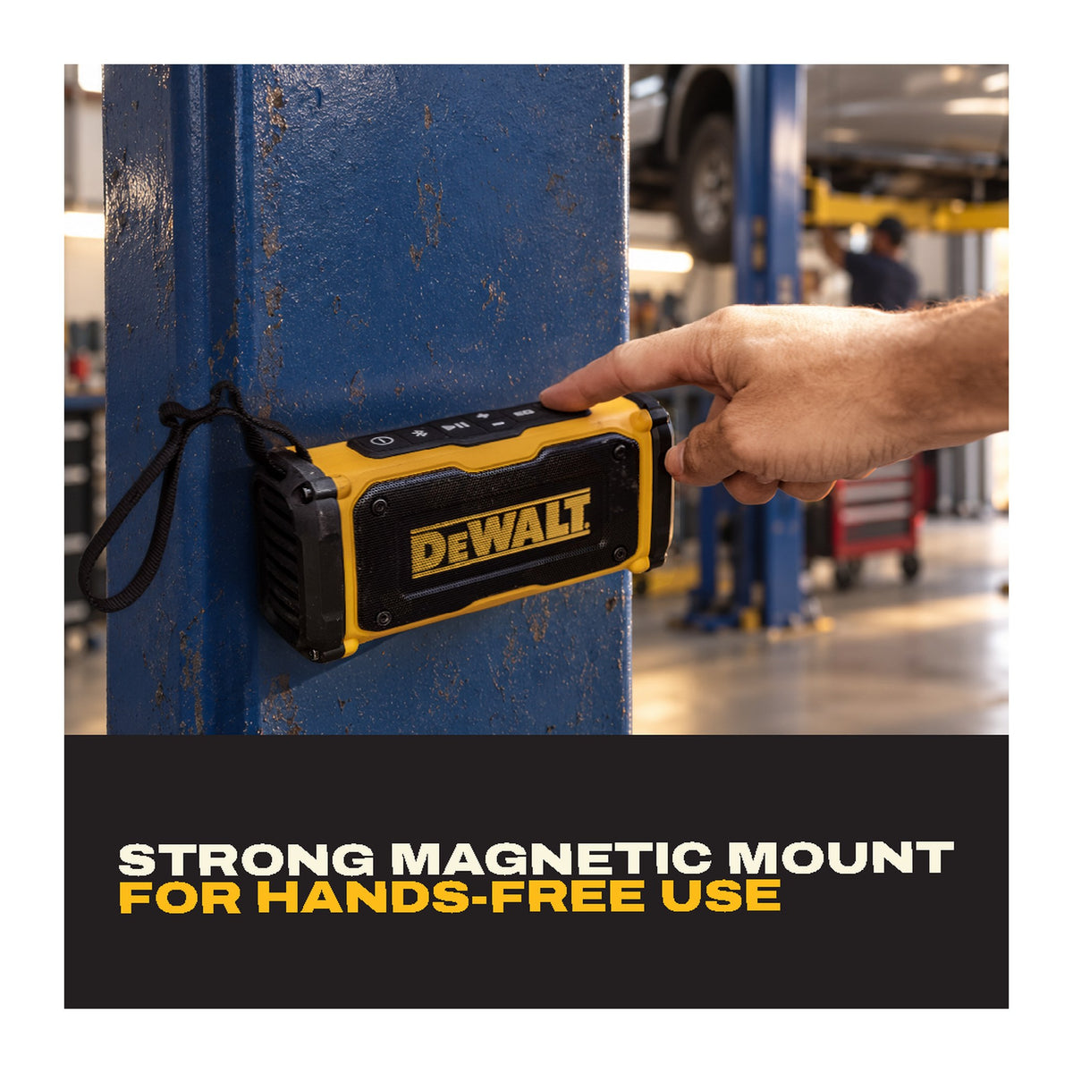 DEWALT ToughSound Pro speaker - magnetic mount