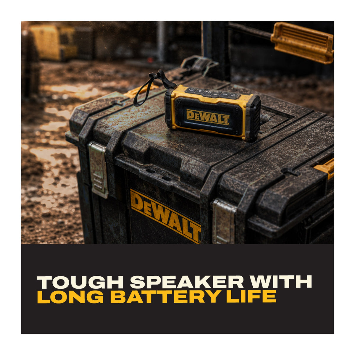 DEWALT ToughSound Pro speaker - long battery life
