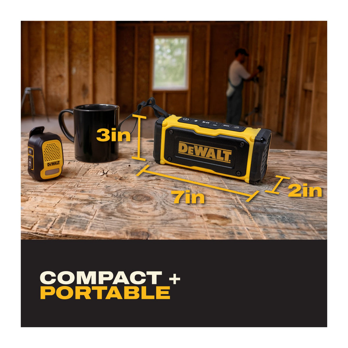 DEWALT ToughSound Pro speaker - compact and portable