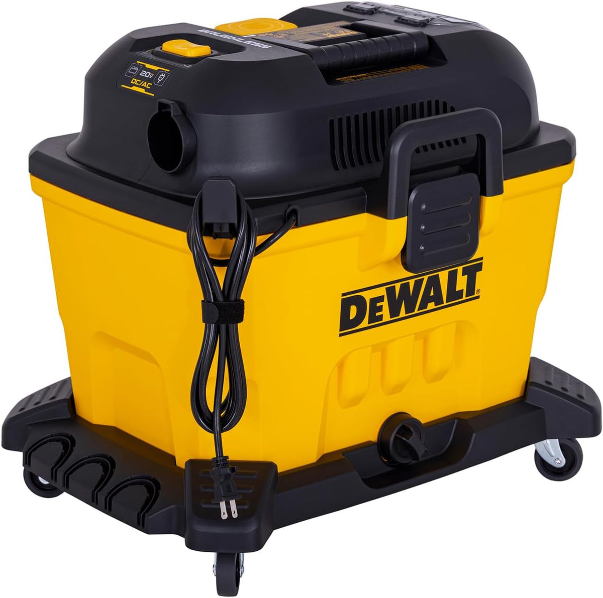 DEWALT DXCVXA092B 20V MAX AC/DC 9 Gallon Wet/Dry Vacuum - front view