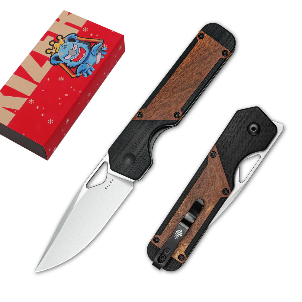 KIZER KIZ-V3634C2 - Militaw Framelock Folding Knife