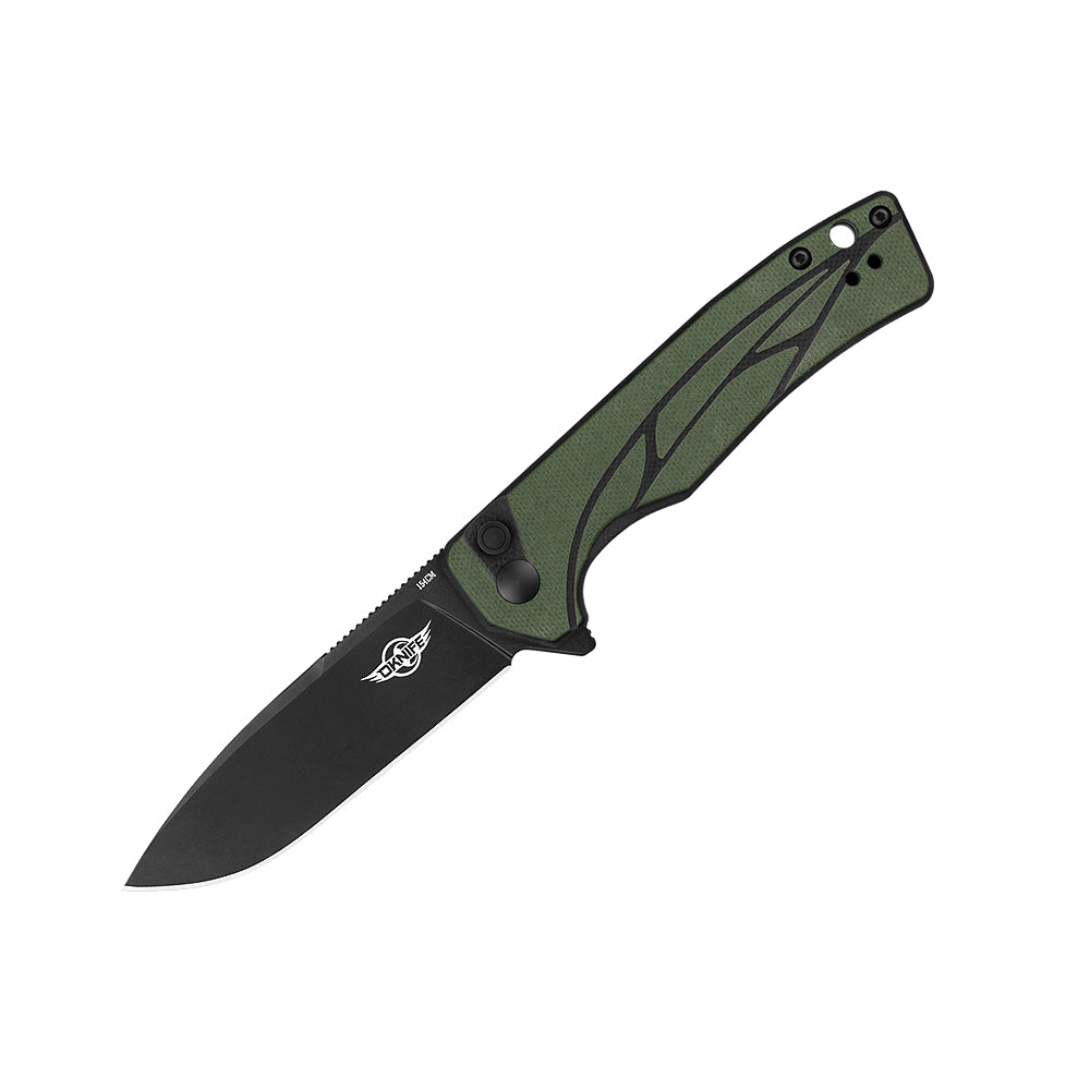 Oknife Mettle Folding Pocket Knife - OD Green - METTLE-ODG