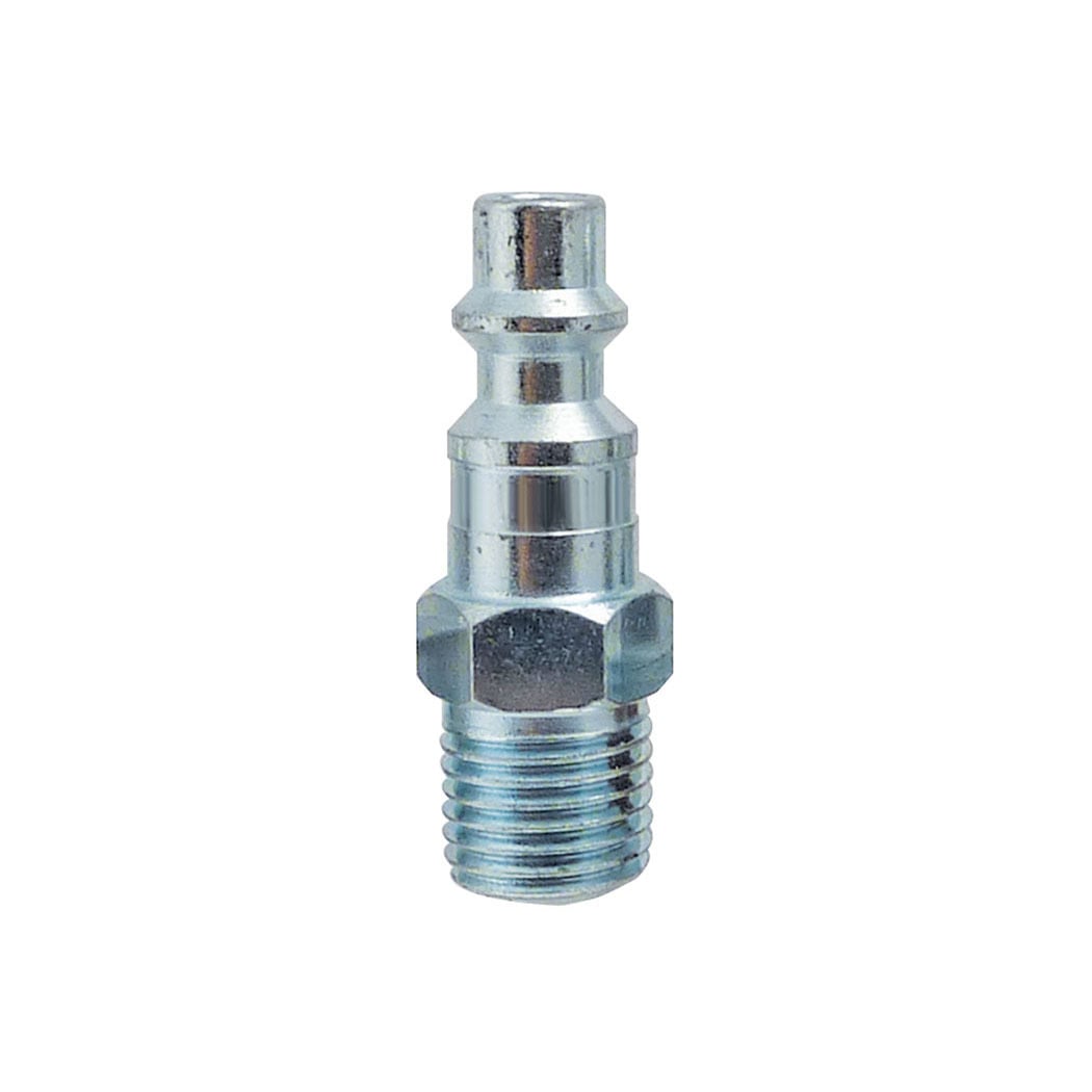 TOPRING 20.222 - 1/4 Industrial Steel Coupler Plug 1/8 (M) NPT (Multiple of 10)