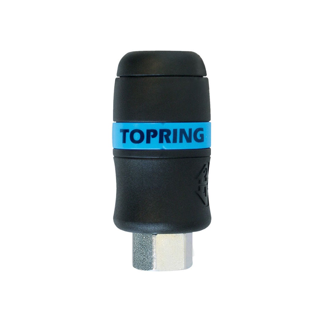 TOPRING 20.469 - 1/4 Industrial Composite Quick Coupler 3/8 (F) NPT TOPQUIK