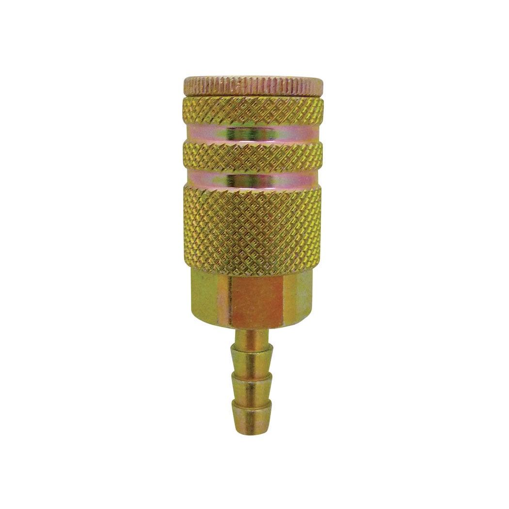 TOPRING 20.562 - 1/4 Industrial Steel Quick Coupler With 3/8 Hose Barb MAXQUIK (Multiple of 10)