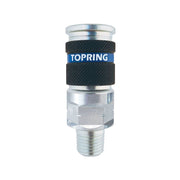 TOPRING 20.616 - 1/4 Industrial Steel Quick Coupler 1/4 (M) NPT QUIKSILVER 2