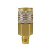 TOPRING 20.640 - 1/4 in. 3 in 1 Brass Quick Coupler 1/4 (M) NPT UNIQUIK (Multiple of 10)